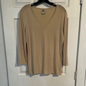 Anne Klein Tan Top Size Medium